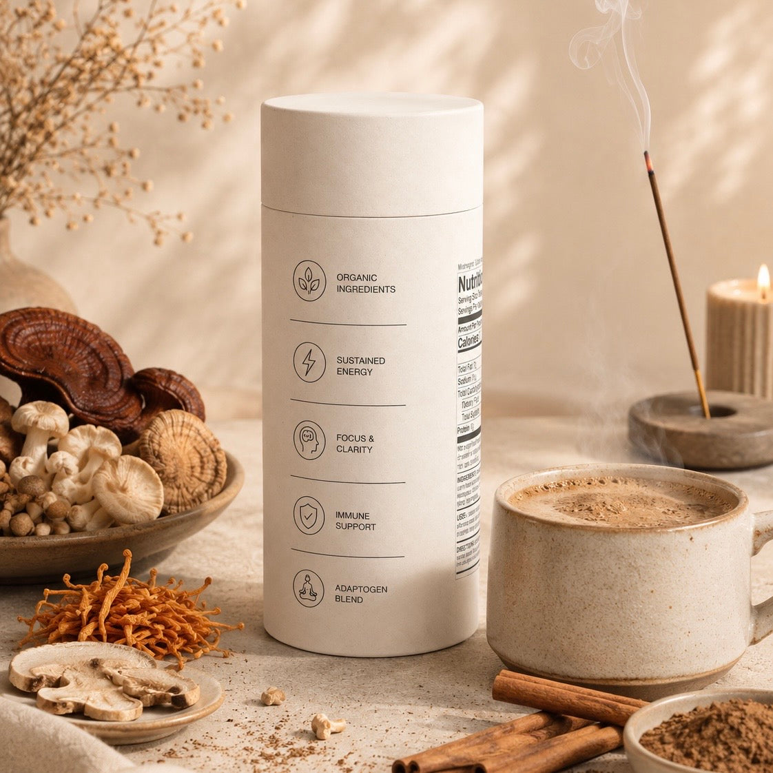 Anlè canister back showing benefits