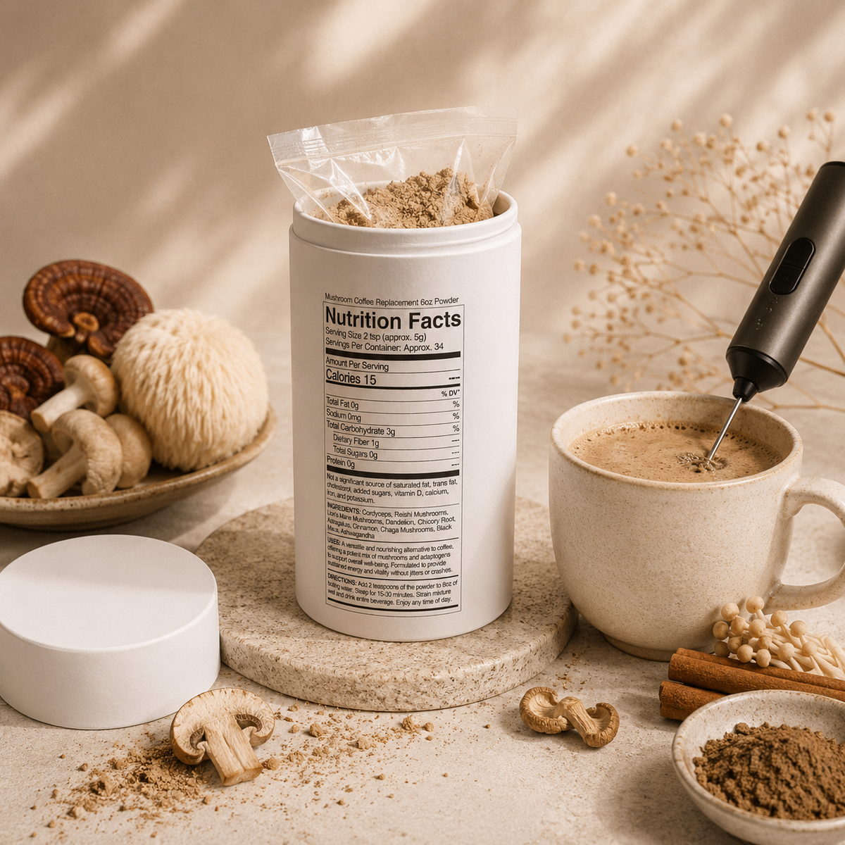 Nutrition facts and ingredients